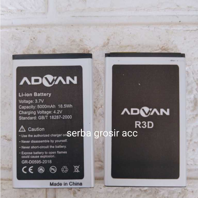 Jual Baterai Battery Double Power IC Protection ADVAN R3D / HAMMER R3D ...