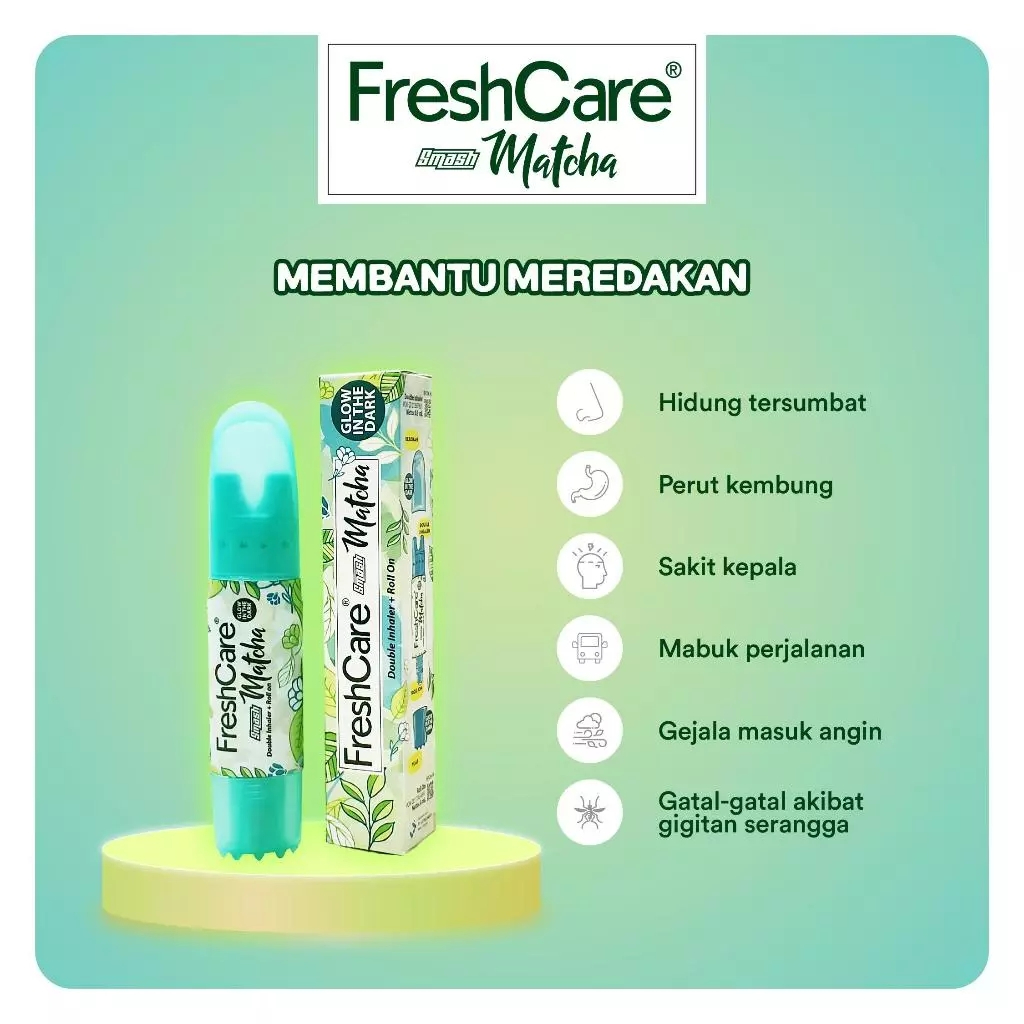 Jual Fresh Care Smash Sakura/Matcha/Fruity/Strong Double Inhaler Roll ...