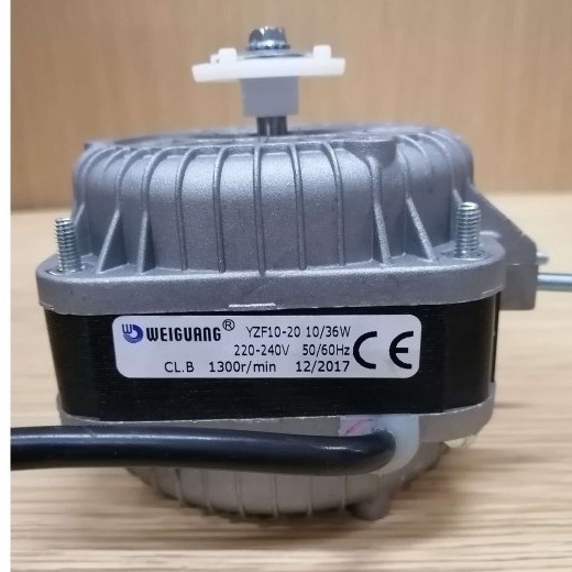 Weiguang 10W Copper Wire Refrigerator Condenser Square Shaded Pole Fan otor Yzf10-20 - Fan otor, Refrigerator Fan otor