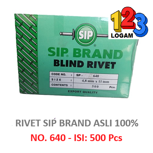 Jual Blind Rivet No. 640 - Paku Rivet Merk SIP Brand | Shopee Indonesia