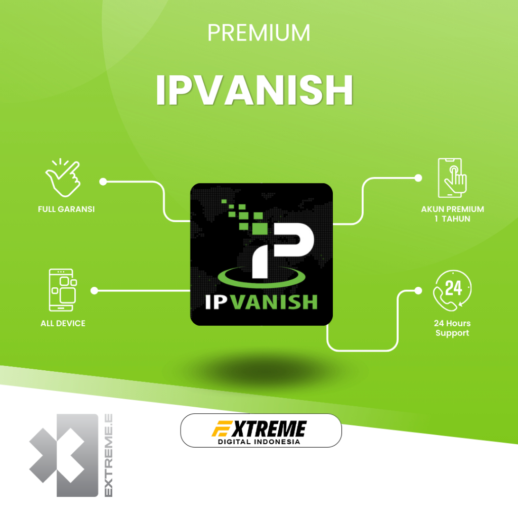 Jual IPVanish VPN Premium 1 Tahun Full Garansi (Toko Buka 24 Jam Proses ...