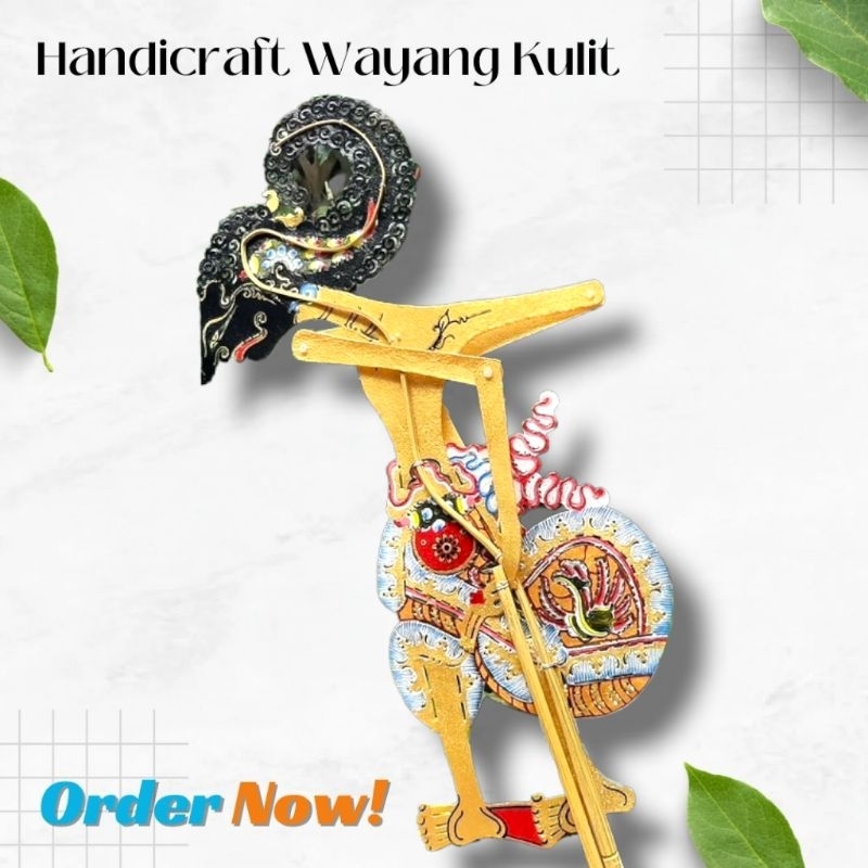 Jual Wayang Kulit ARJUNA/JANOKO Emas Alusan Ukuran Standar Dalang ...