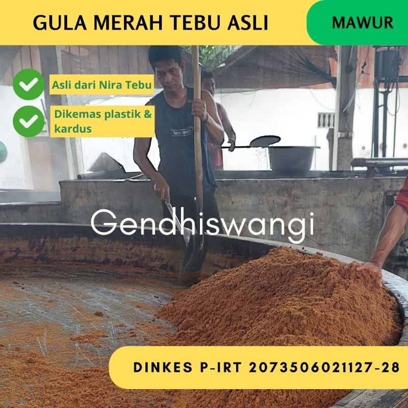 Jual Gendhiswangi Gula Merah Tebu Asli Mawur Tanpa Rafinasi Eco Enzime Molase Kering 5 Kg 