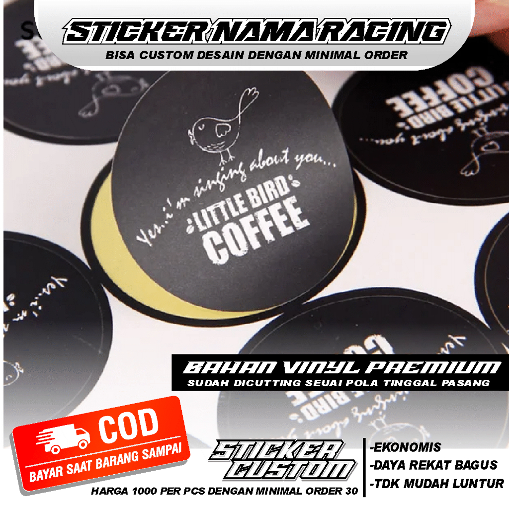 Jual STIKER PRINT & CUUTT NAMA LOGO RACING NAMA KOMUNITAS STIKER NAMA ...