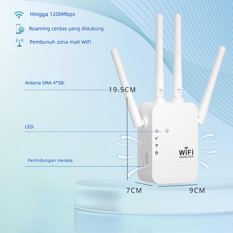Jual (COD)SHADE 300M WIFI Repeater Wireless Wifi Range Extender Router ...