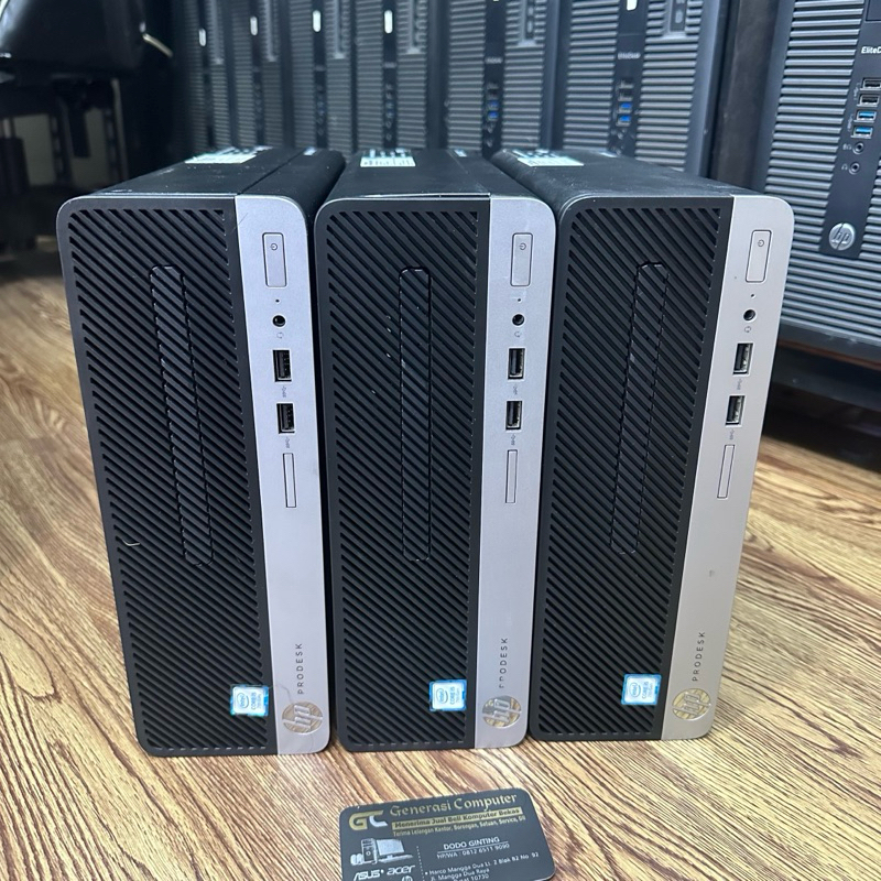 Jual Pc Hp prodesk 400 G4 sff slim i3 7100 7Th Ram 16Gb Ssd 256Gb ...
