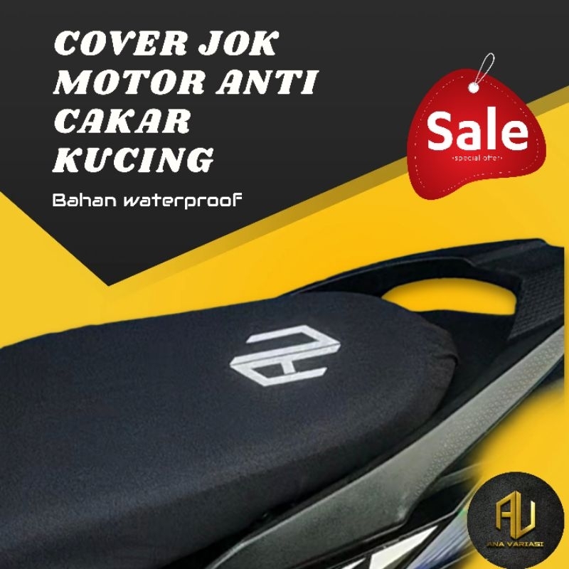 Jual cover jok motor anti kucing waterproof cover jok motor av sarung ...