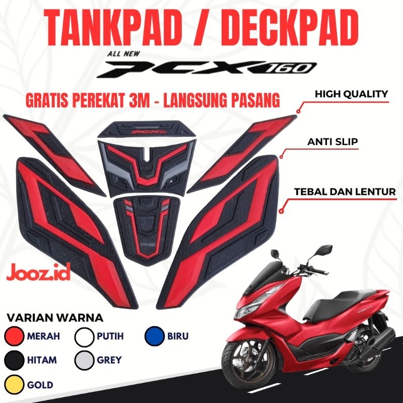 Jual Tankpad Motor Honda Pcx Bahan Karet Aksesoris Motor Honda Deckpad Motor Honda Pcx