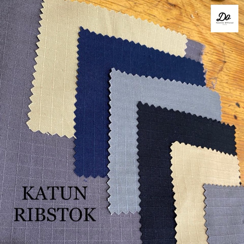Jual KAIN BAHAN KATUN RIBSTOK / RIPSTOP BAHAN CELANA KARGO POLOS ...