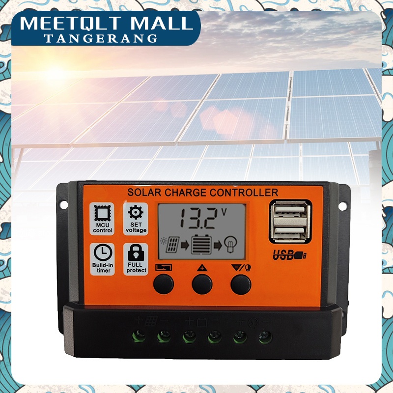 Jual Solar Panel Controller LCD Display/Solar Charger Controller 12V ...