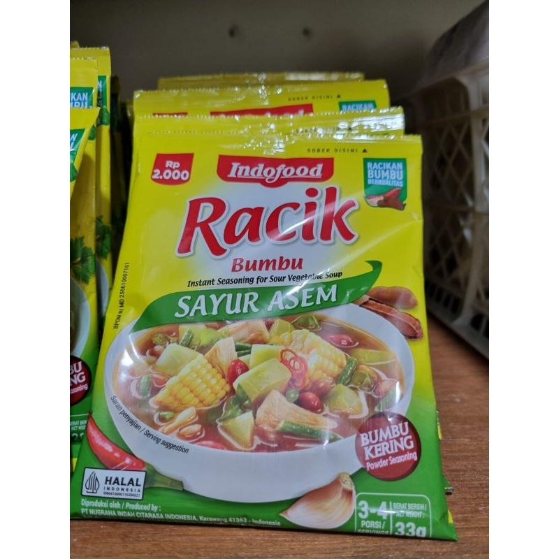 Jual BUMBU RACIK INDOFOOD BUMBU RACIK SAYUR ASEM | Shopee Indonesia