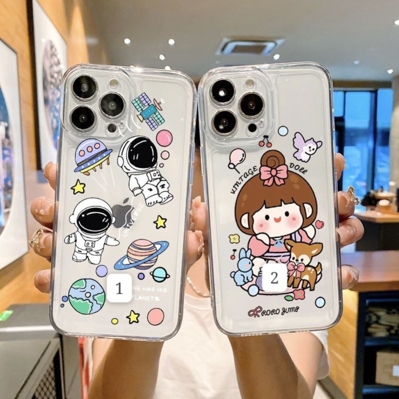 Jual CLEAR CASE KARAKTER FOR ALL TYPE HP SAMSUNG J7/J7 PRIME/J8/A6