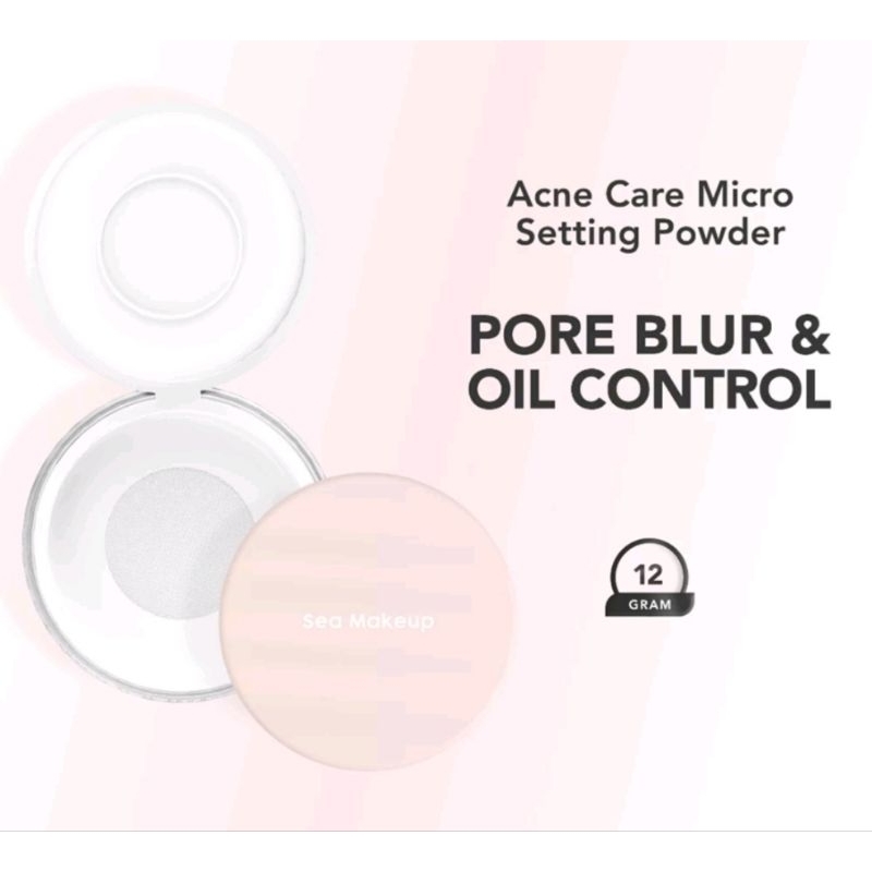 Jual SEA MAKEUP ACNE CARE MICRO SETTING POWDER | Shopee Indonesia