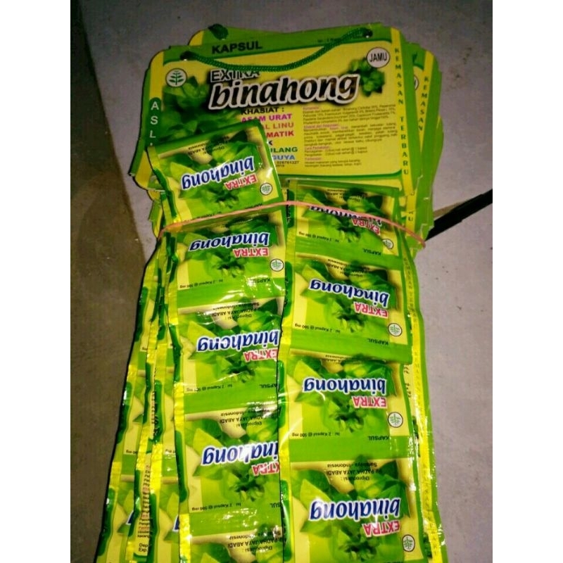 Jual Extra Binahong Kapsul Renteng Original | Shopee Indonesia