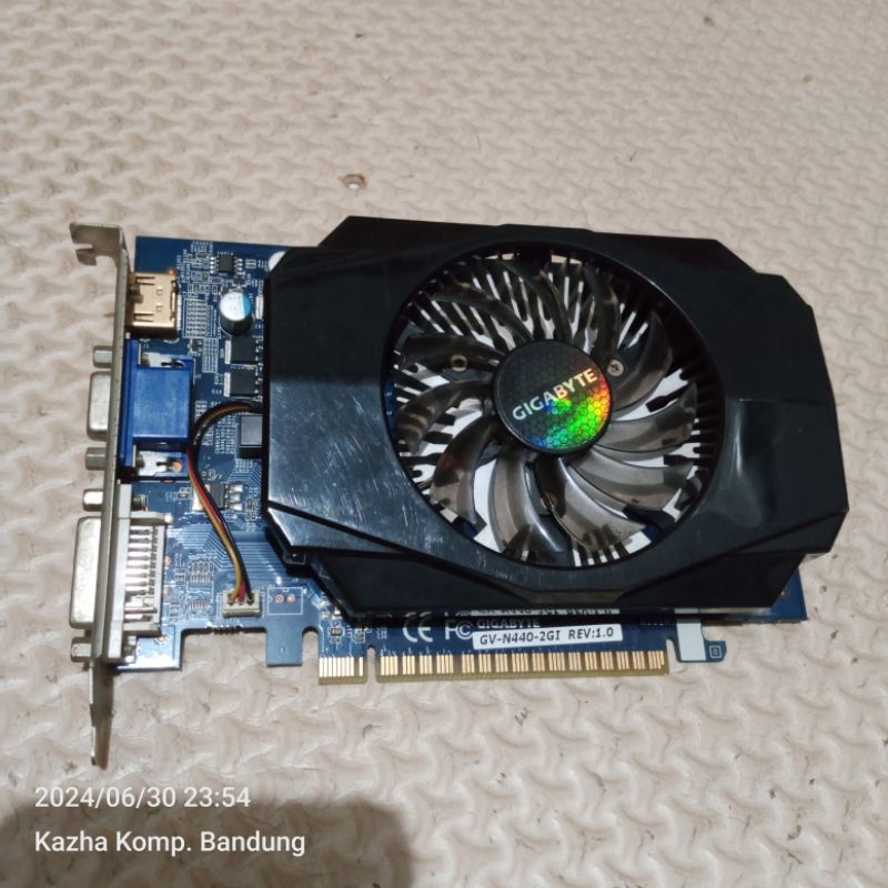 Jual VGA Gigabyte GT 440 2gb 128bit Ddr3 bekas upgrade | Shopee Indonesia