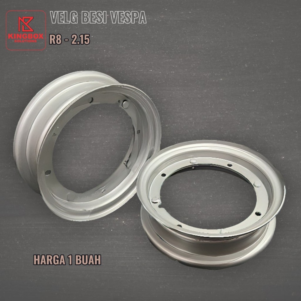 Jual Velg Besi Vespa Super PS R8 Lebar 2.15 Detail Ori Import | Shopee ...