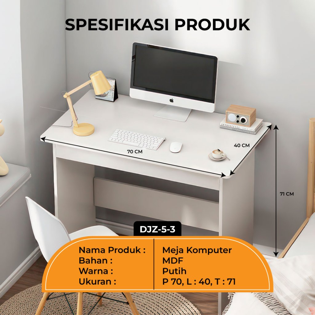 Jual Meja Komputer Kayu Meja Belajar Minimalis Meja Kantor Furniture ...