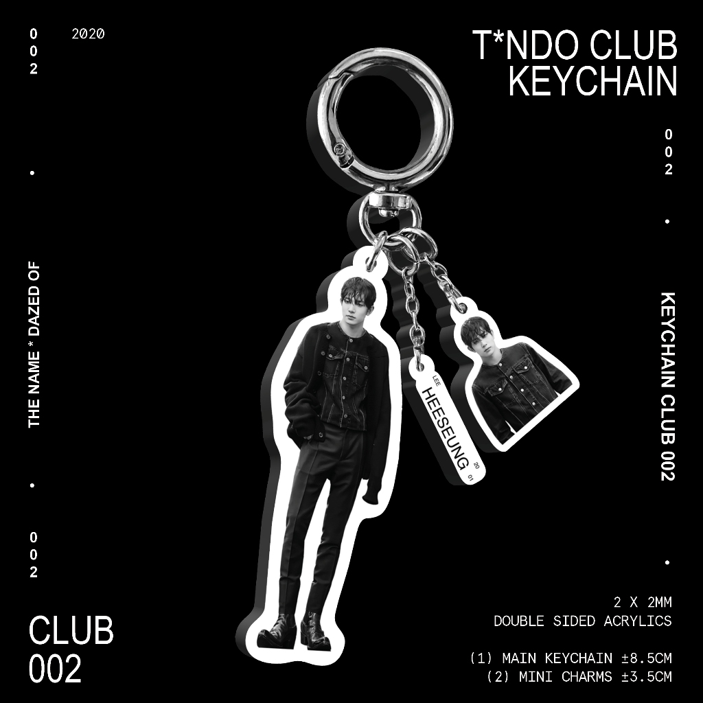 Jual EN CLUB 002 KEYCHAIN – DAZED OF x THE NAME — GANTUNGAN KUNCI [ENHA ...