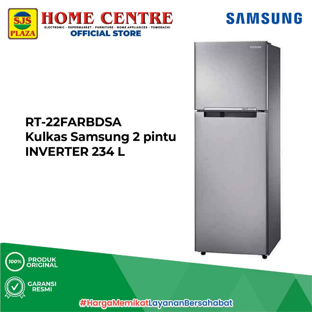 Jual Kulkas SAMSUNG RT-22FARBDSA | Kulkas 2 Pintu | Shopee Indonesia