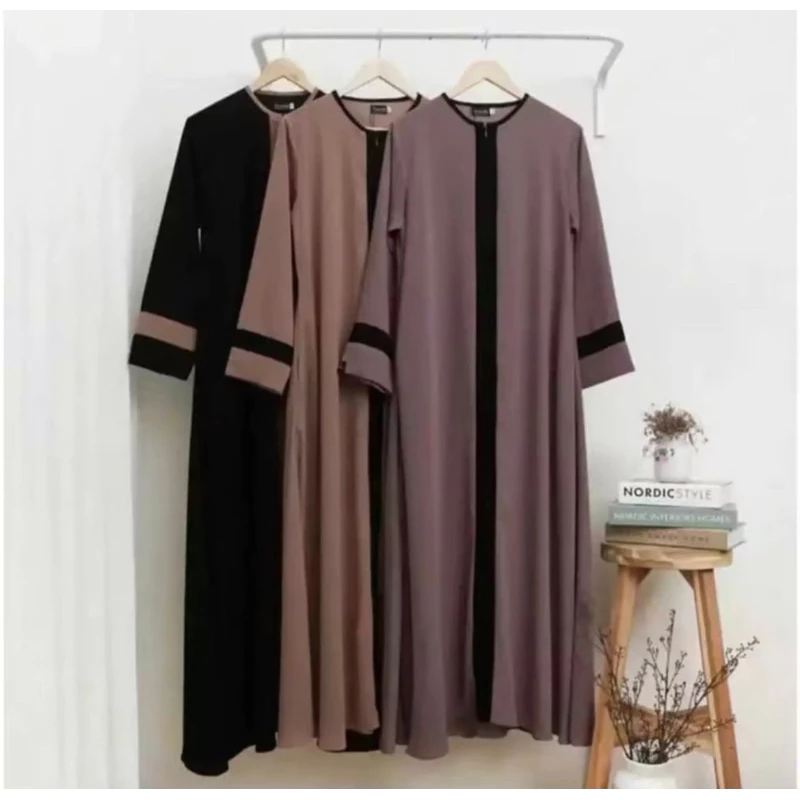 Abaya Aira Maxxy Gamis Syar'i Crinkle Airflow Premium Busui Friendly