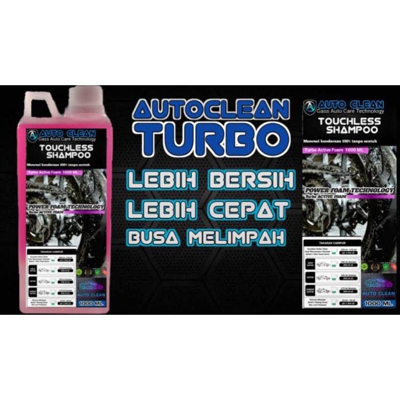Jual KODE F48F Shampo Touchless Tanpa Sentuh Auto Clean Turbo 1Liter ...