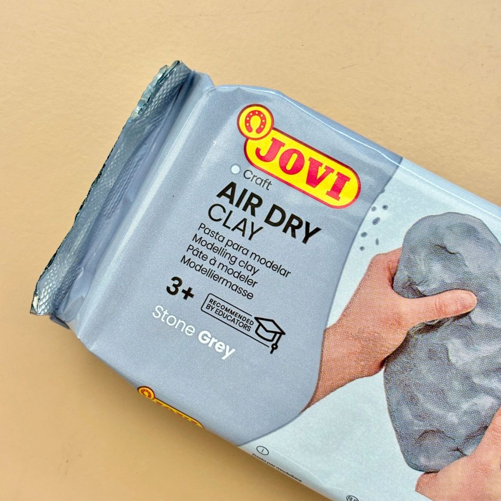 Jual Air Dry Clay JOVI 250gr GREY - Modelling Clay Grey - Tanah Liat ...