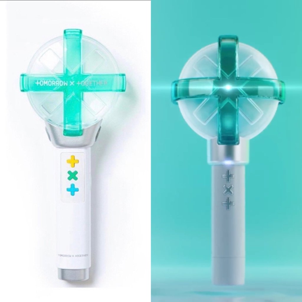 Jual Lightstick TXT Versi 1 X TXT Versi 2 / Box Akrilik Lightstick ...