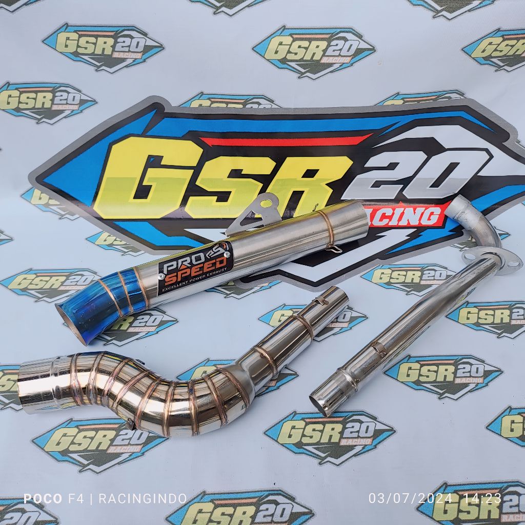 Jual Blue TIP EXHAUST PRO SPEED PROSPEED SUPER OPEN 51mm FOR Ex5 Dream ...