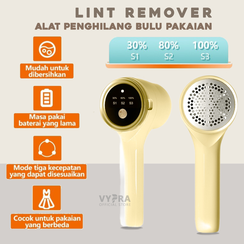 Jual Alat Penghilang Serat Bulu Rambut Kain Pakaian Elektrik Portable ...