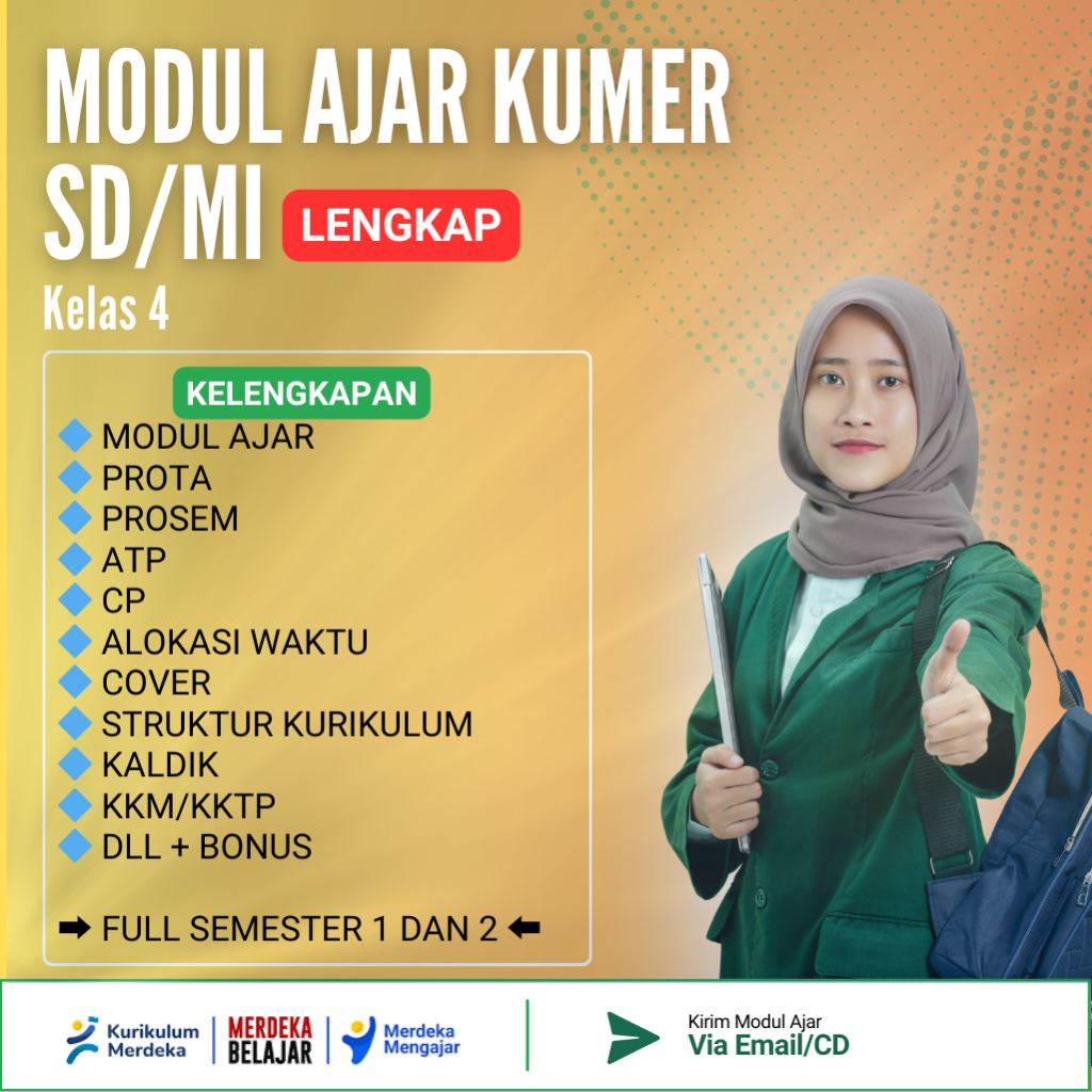 Jual Modul Ajar Kelas 4 SD/MI Kurikulum Merdeka | Shopee Indonesia