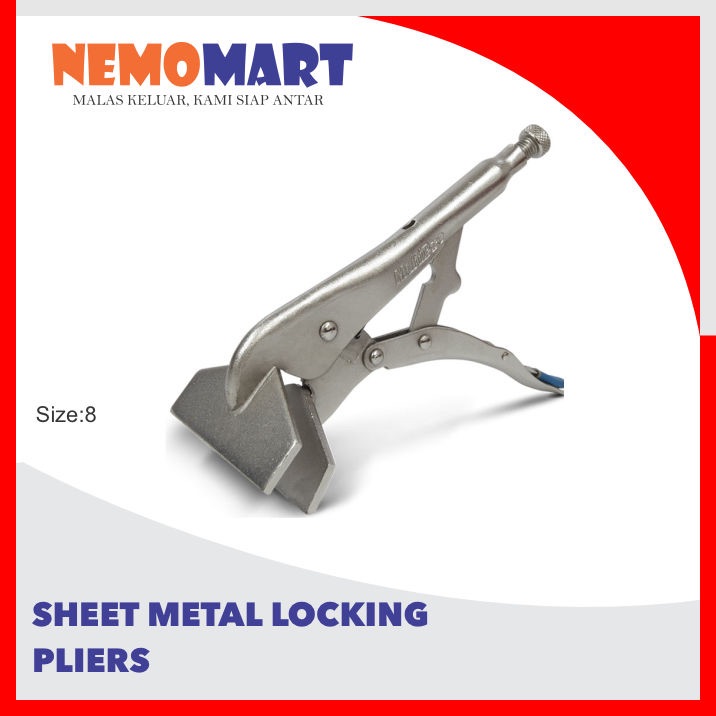 Jual Tang Jepit Sheet Metal Buaya Inch Multipro Catok Penjepit Klem Besi Las Locking Plier