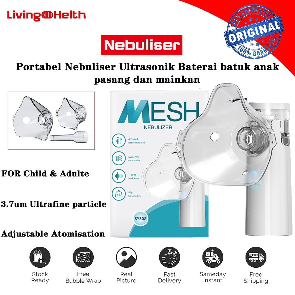 Jual Living&Helth Nebulizer Portable / alat Nebulizer Anak / nebulizer ...