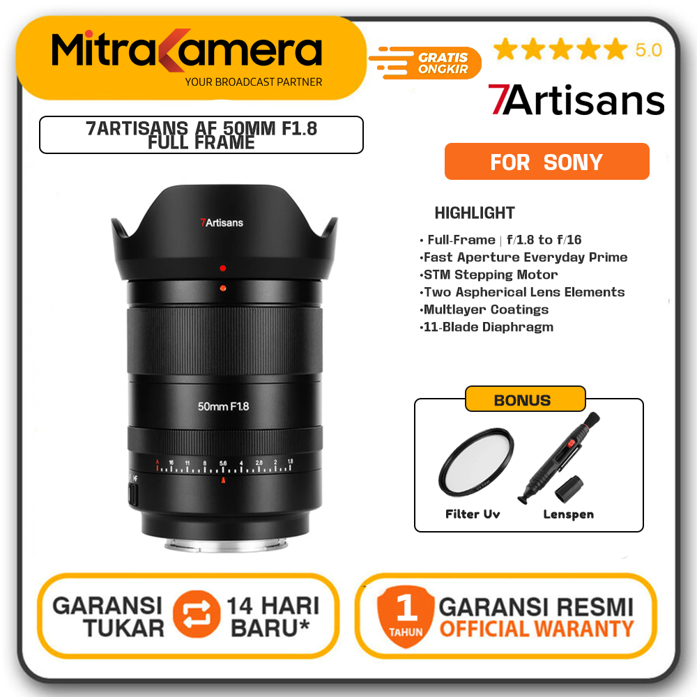 7artisans AF 85mm F/1.8 Full-Frame Portretlens - Autofocus Voor Panasonic Lumix S & Sigma L