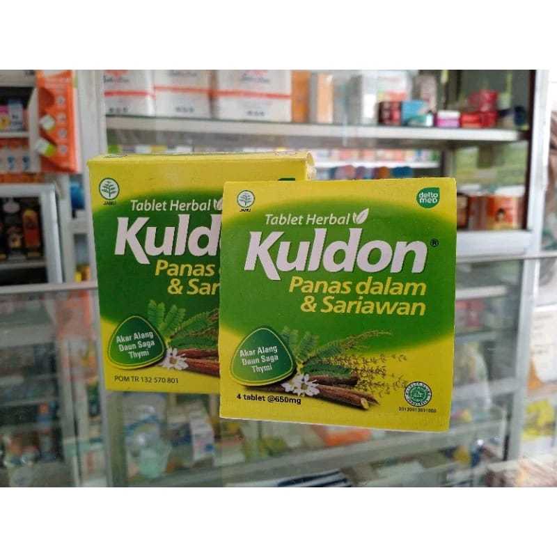 Jual KULDON 1 STRIP ISI 4 TABLET I mengatasi panas dalam dan sariawan ...