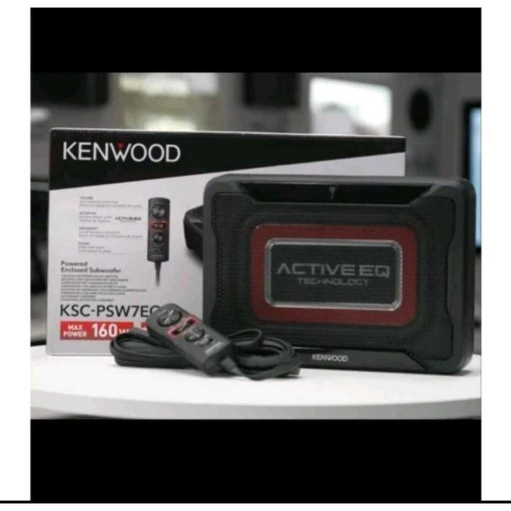 Kenwood KSC-PSW7EQ - Aktiver Kompaktsubwoofer Mit Active EQ
