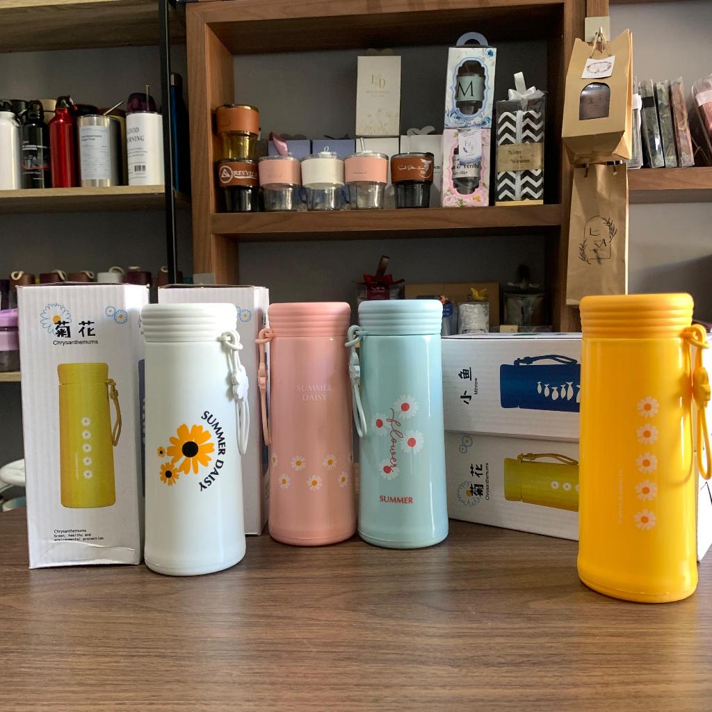 Jual Botol Kaca Daisy Bunga Summer 450ml Box | Shopee Indonesia