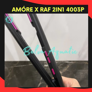 Amóre X Raf 2In1 4003P Catok Rambut Lurus Curly Keriting Catok Fungsional Catokan Salon Catokan