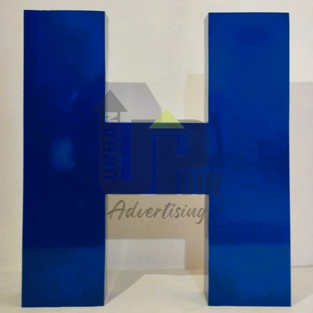 Jual Custom Huruf Timbul Plat Galvanis/Galvanil Logo Letter Sign Untuk ...