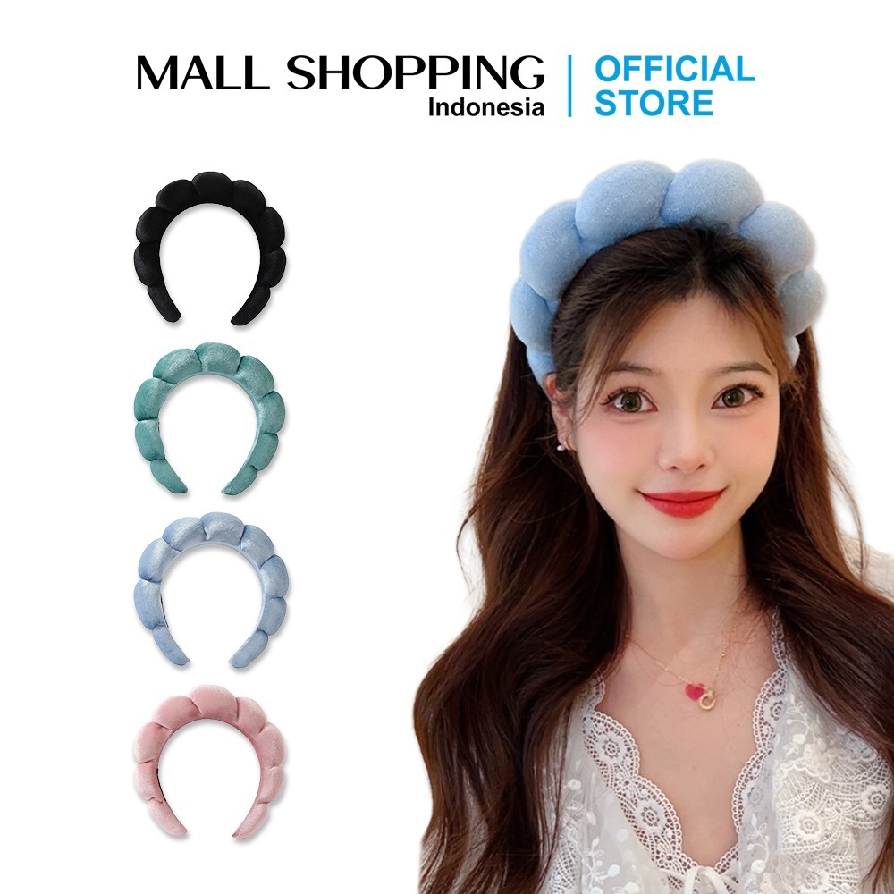 Jual Bando Simple Polos Shellie Korean Fluffy Head Band / Bando Bulat ...
