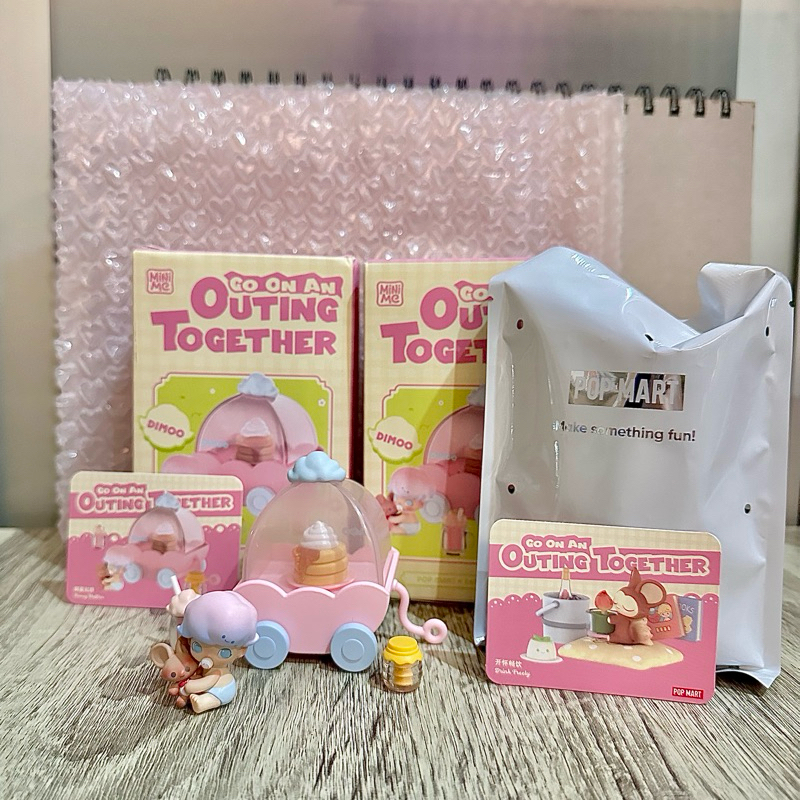 Jual DIMOO Go On An Outgoing Together Series POP MART Original ...