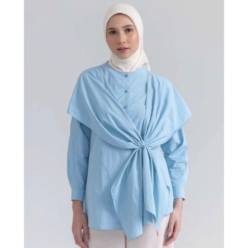KEINA RITA Ribbon Strap Top Navy 38（Jual ESTRELLA TOP RIA MIRANDA 