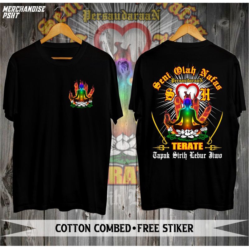 Jual KAOS PSHT PERNAFASAN TAPAK SIRIH LEBUR JIWO KAOS DJATAYU TANGAN