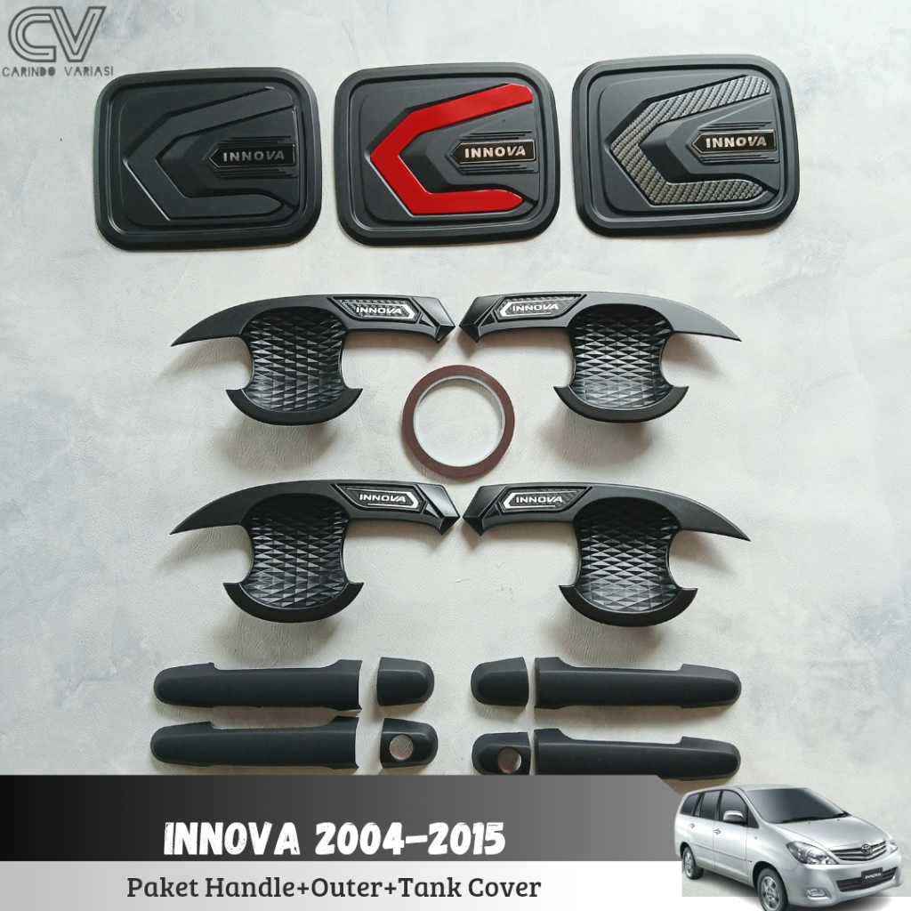 Jual Paket Cover Handle Outer Pintu Tutup Tangki Mobil Innova 2004-2015 ...