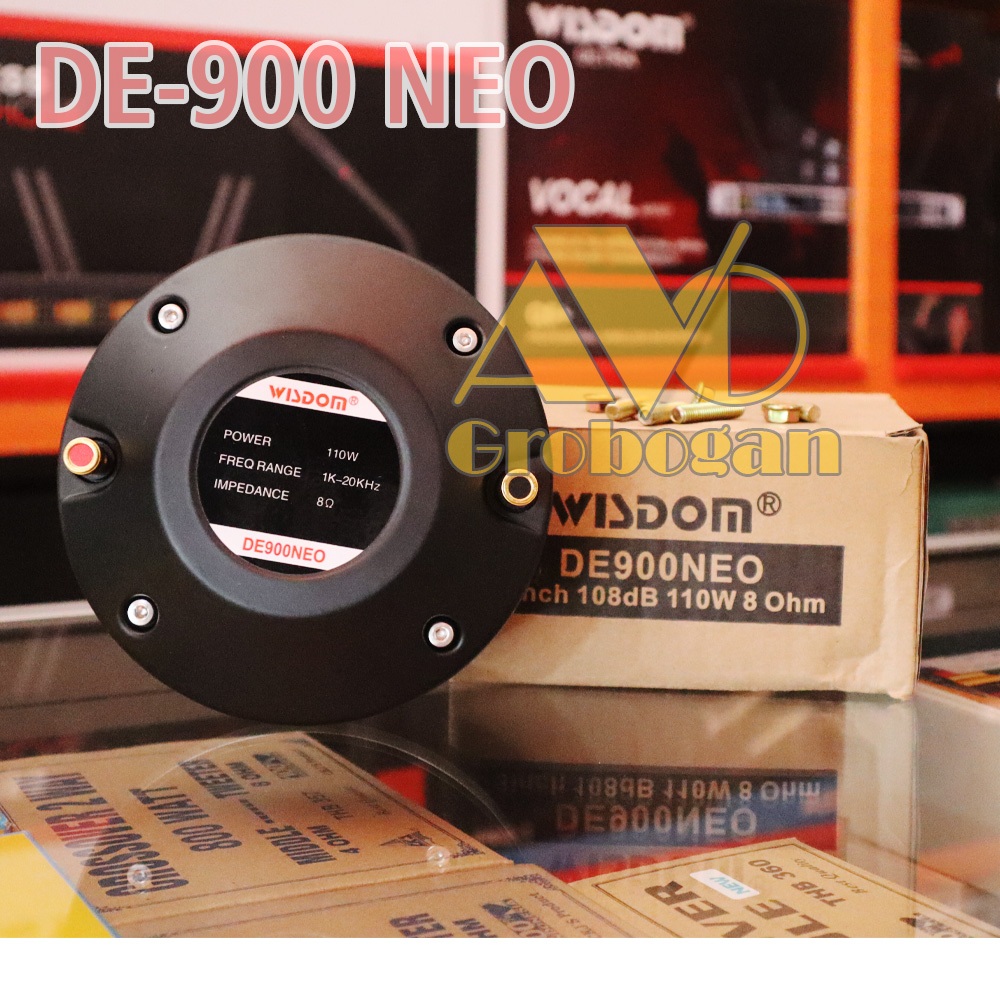 Jual Wisdom DE 900 NEO Tweeter Neo Spul 3 Inch Driver Tweter Wisdom ...