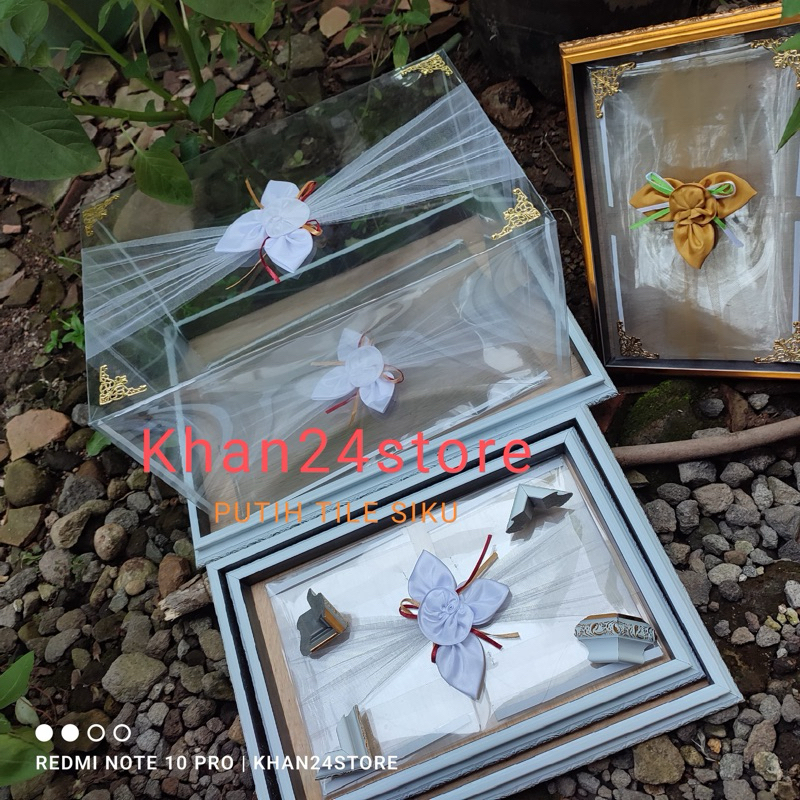 Jual Kotak Hantaran Frame Fiber Isi 4 Dengan Tutup Mika | Shopee Indonesia