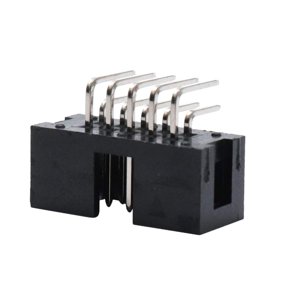 Jual Socket DC3-10P 2.54mm SOKET IDC Siku 10 Pin 10p 10Pin 2x5 Header ...