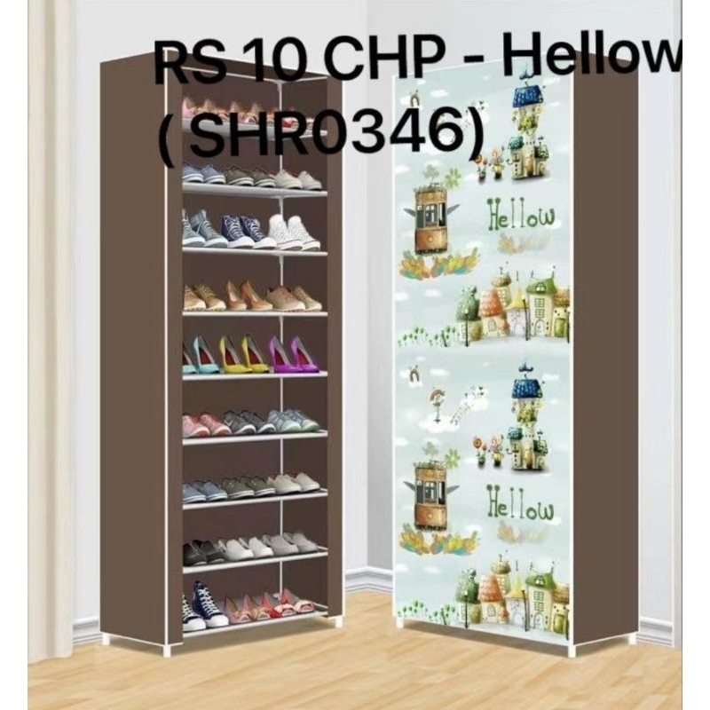 Jual Rak Sepatu 10 Susun Kain Karakter | Shopee Indonesia