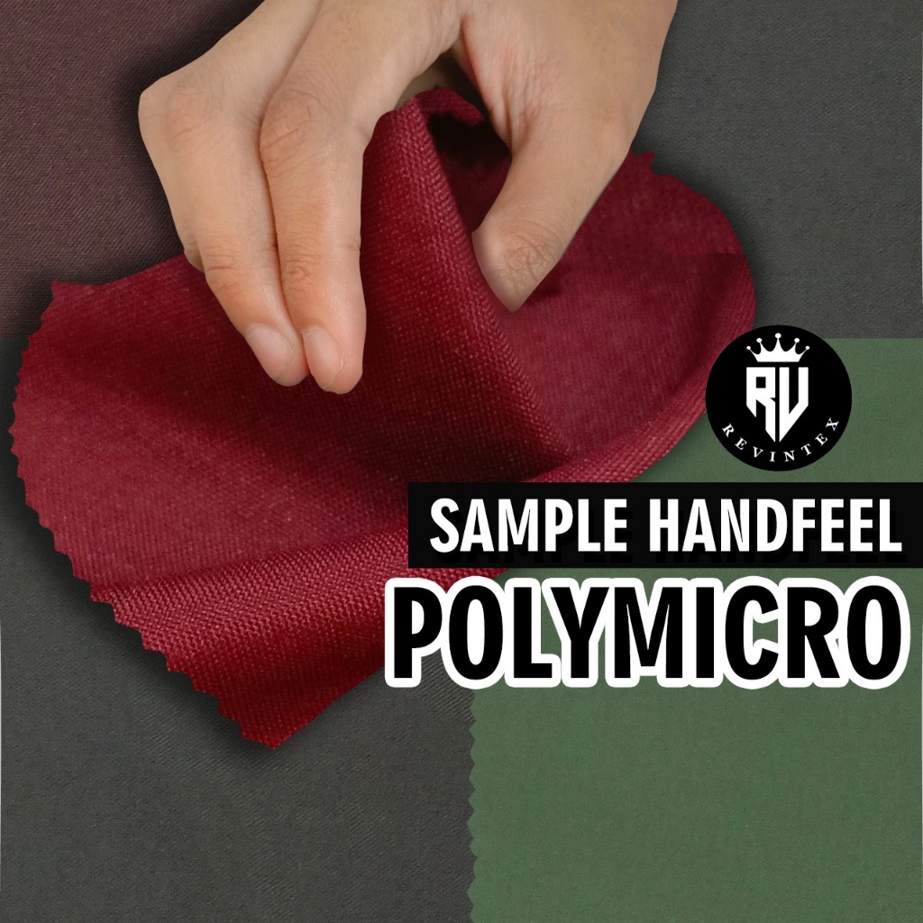 Jual Sample Handfeel Kain Polymicro - REVINTEX BANDUNG | Shopee Indonesia