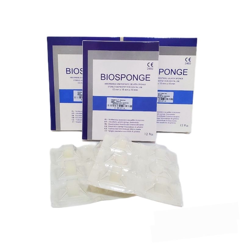 Jual BIOSPONGE Dental Haemostatic Sponge Absorbable Gelatin | Shopee ...