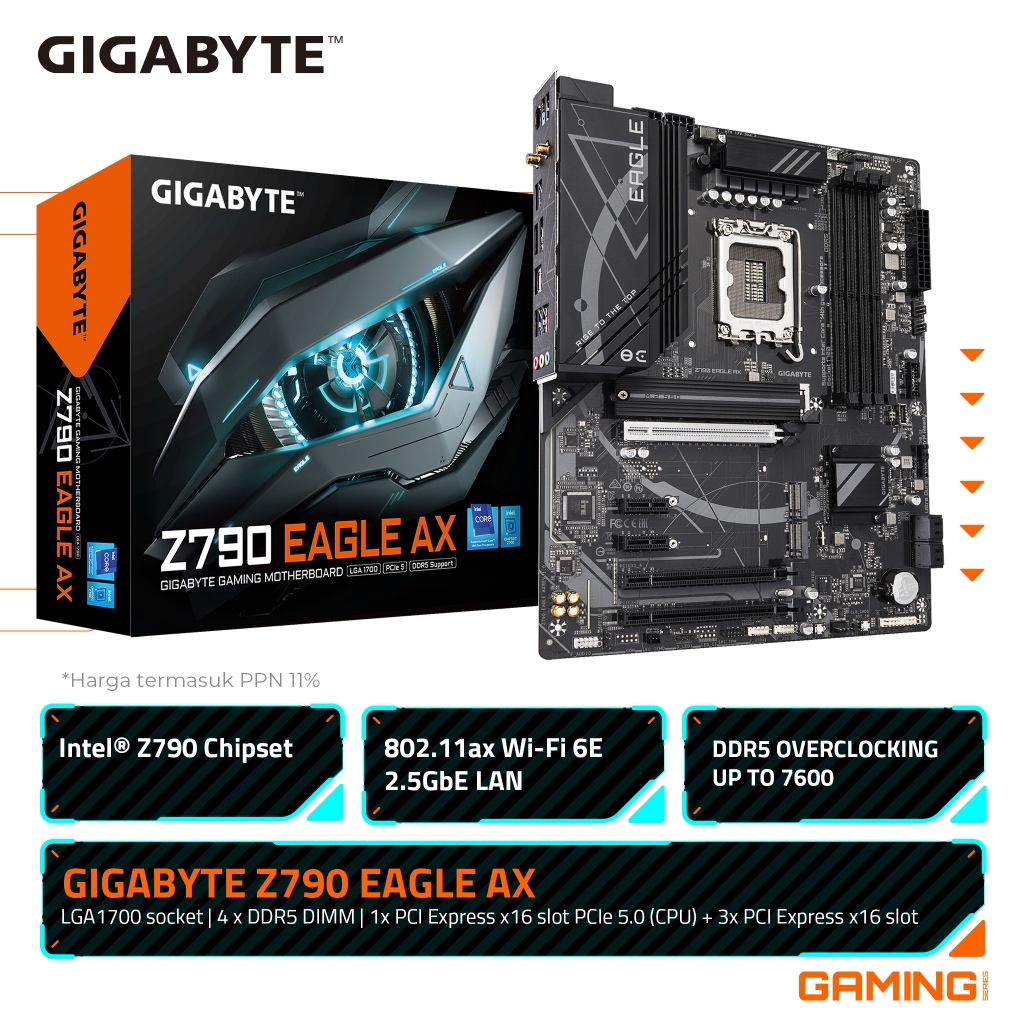 Jual Gigabyte Z790 EAGLE AX | Shopee Indonesia